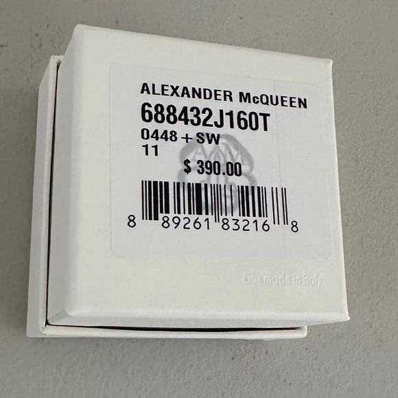 Alexander McQueen McQueen Graffiti crystal-embellished ring - Picture 12 of 14